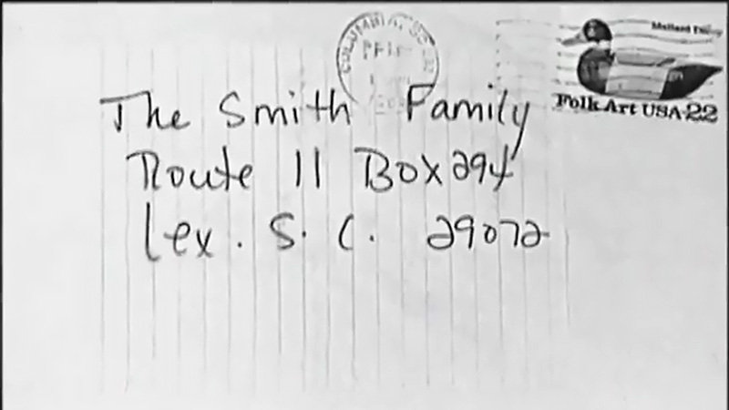 Larry Gene Bell's letter to the Smith family