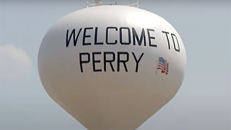 Perry Oklahoma is an hour north of Oklahoma City