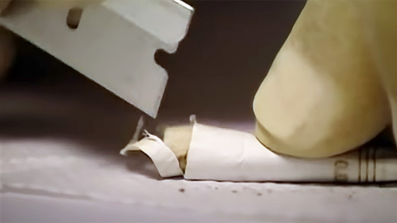 Recovering DNA from cigarette