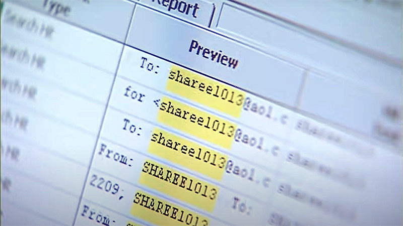 Searches for 'sharee1013' indicate 1000s of hits