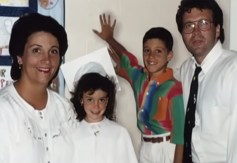 Anthony and Debbie Pignataro with their two children