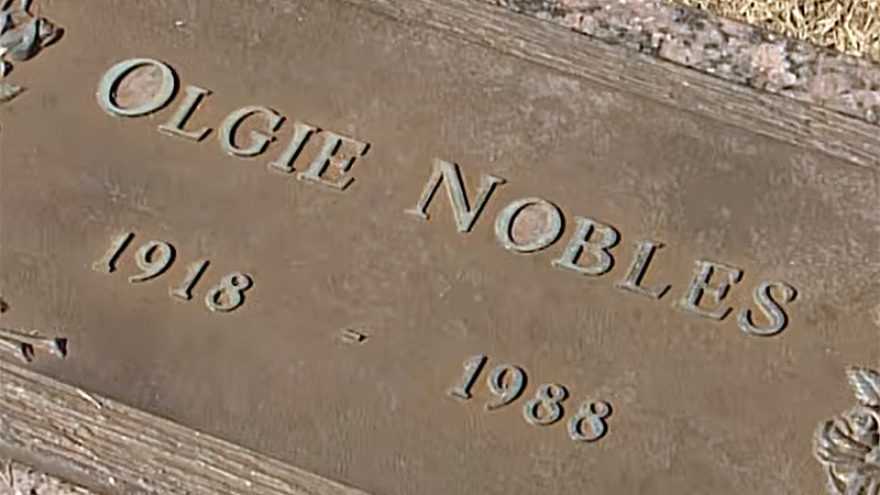 Olgie Nobles San Angelo Texas grave