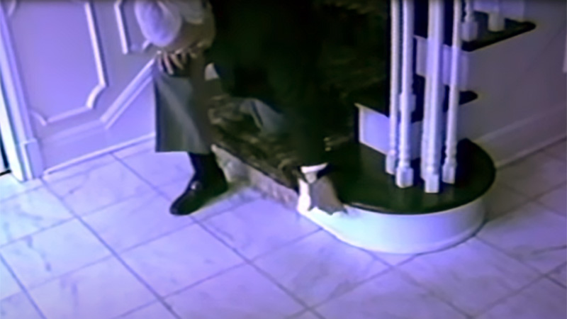 Bottom of the Lucas stairway where Bette's body was found