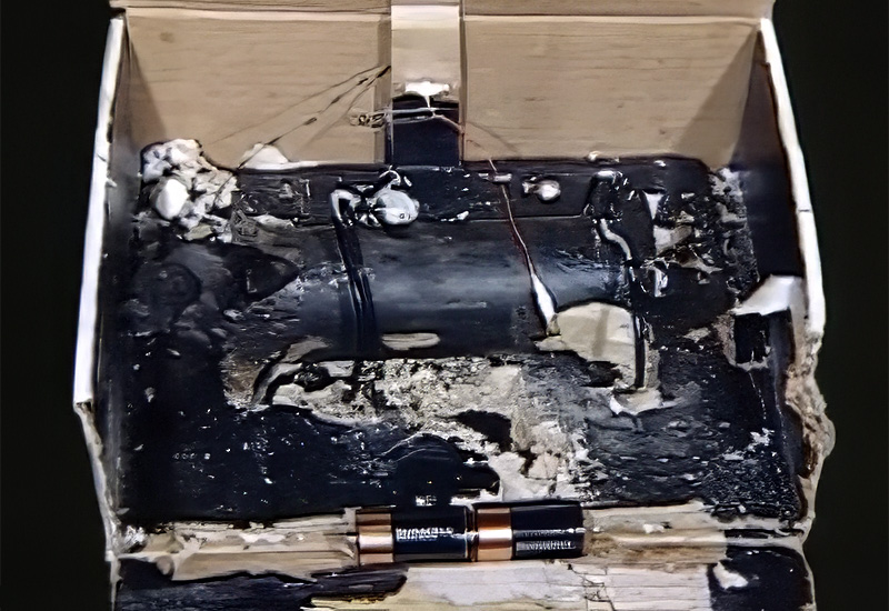 The dismantled Atlanta bomb made by Moody