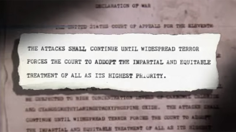 One of Moody's propaganda threat letters