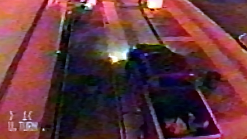 Toll booth photo of Rachel Siani's body