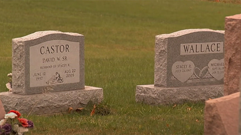 Grave site for Stacey and her victims