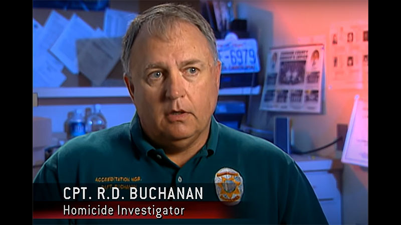 Homicide Investigator Captain R. D. Buchanan