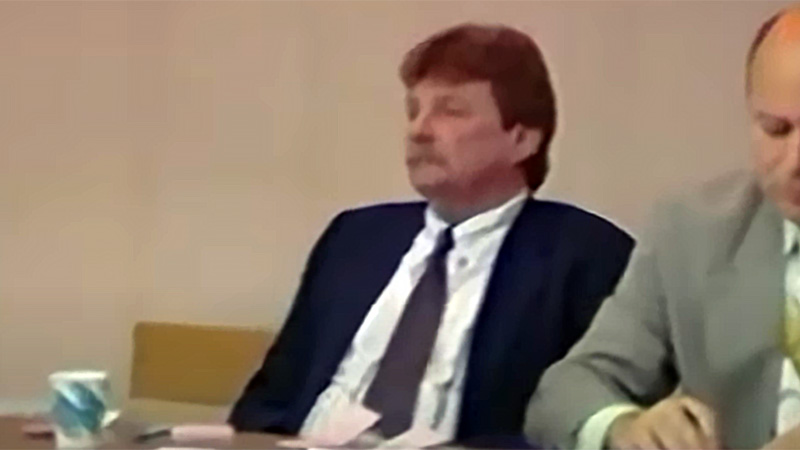 Kenneth Pierce in court awaiting his verdict
