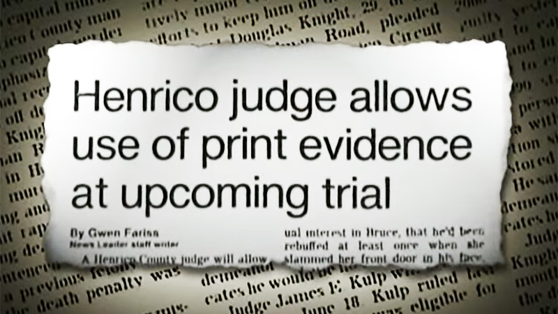 Newspaper judge allows fingerprint
