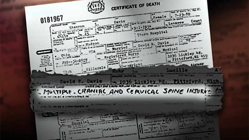 Shannon Mohr original death certficate