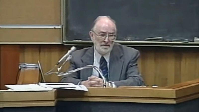 Herbert MacDonnel testifying in court
