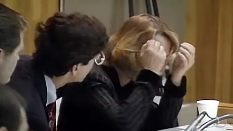 Susie Mowbray's tearful outburst in court